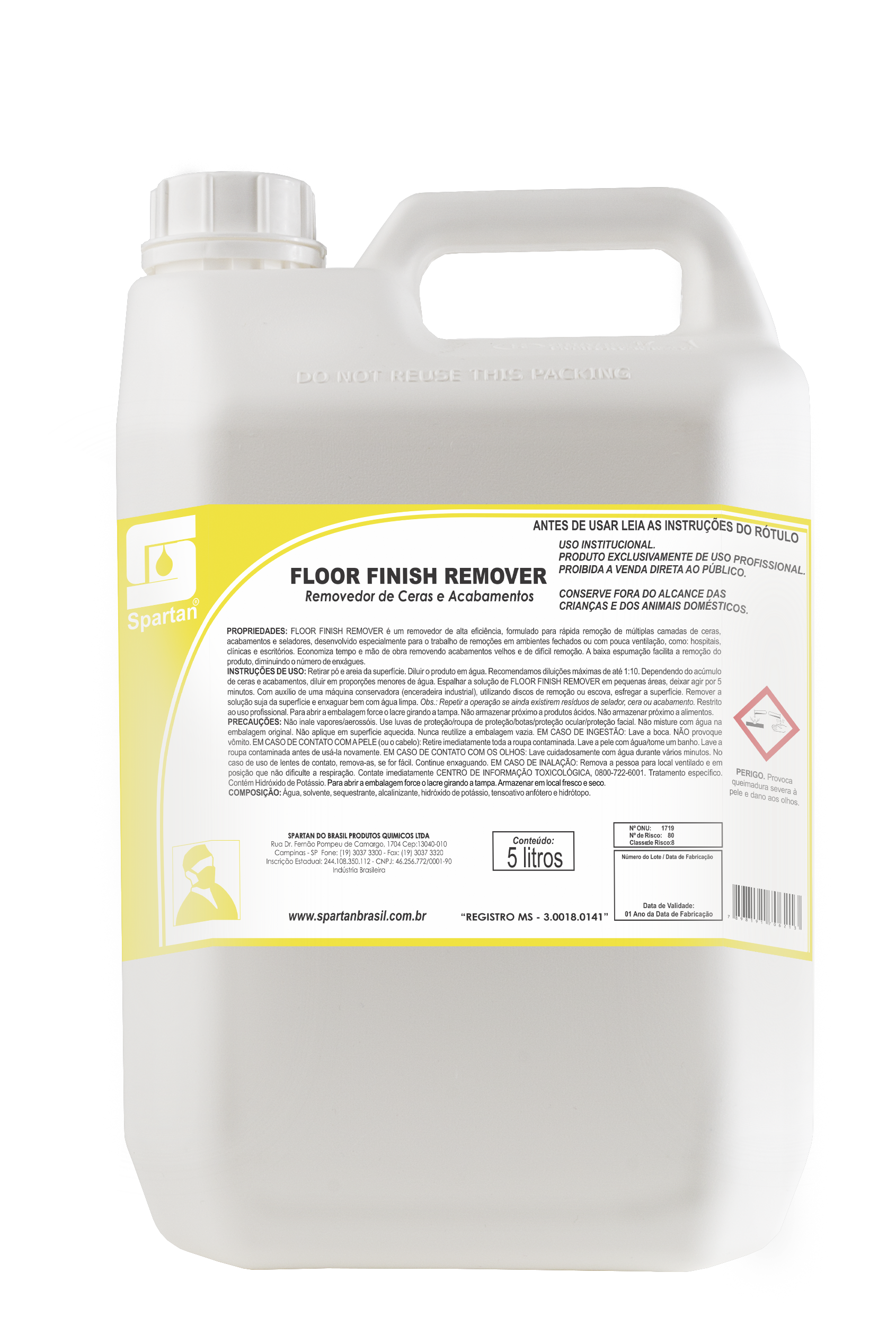 FLOOR FINISH REMOVER - 5L
