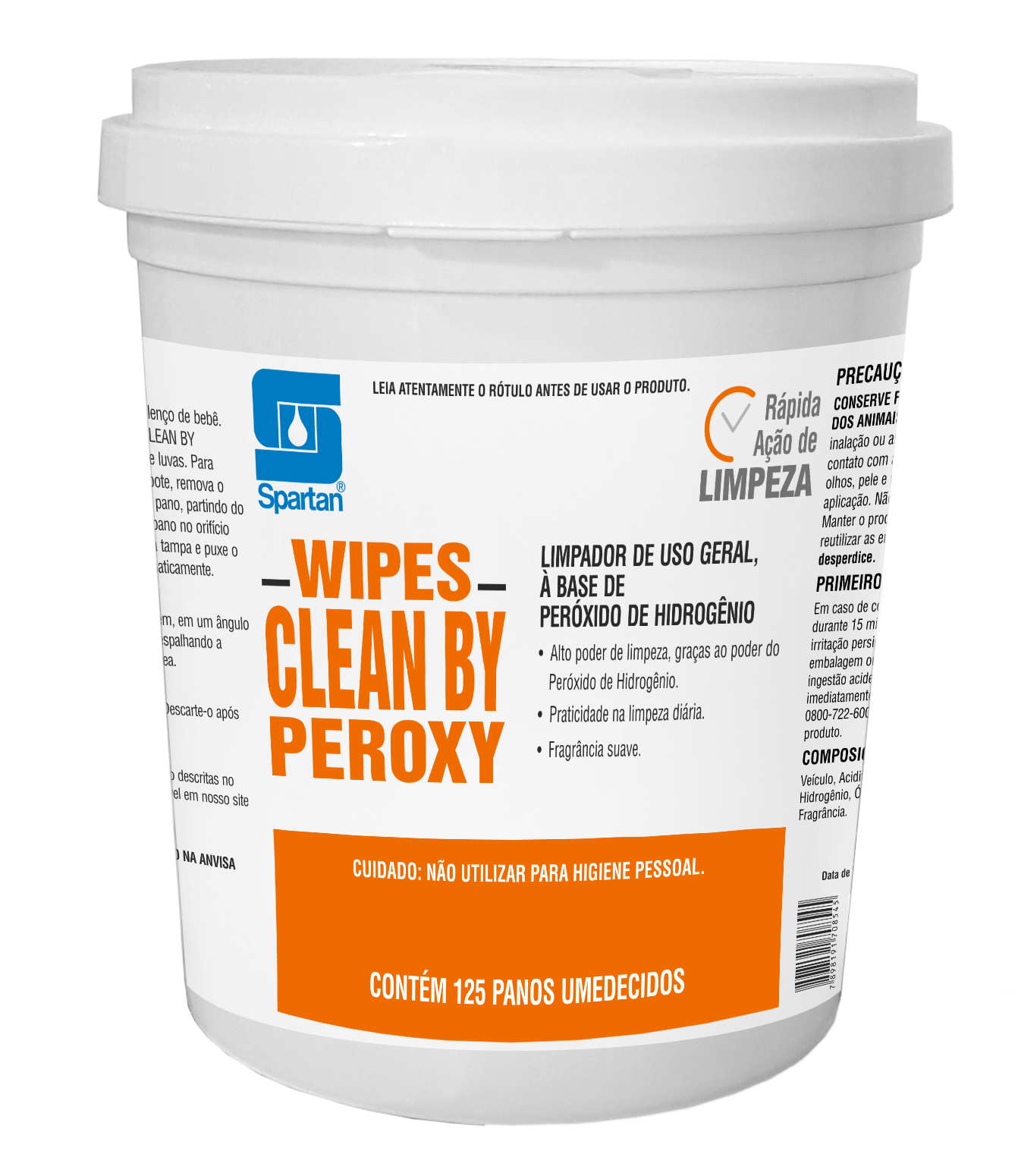 WIPES CLEAN BY PEROXY