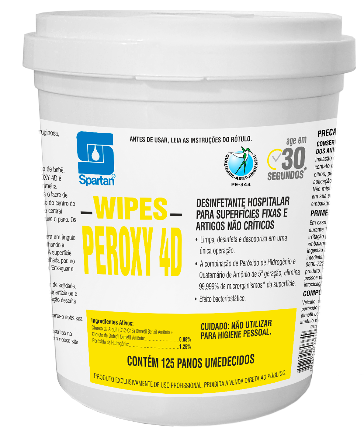 WIPES PEROXY 4D - 150 UND