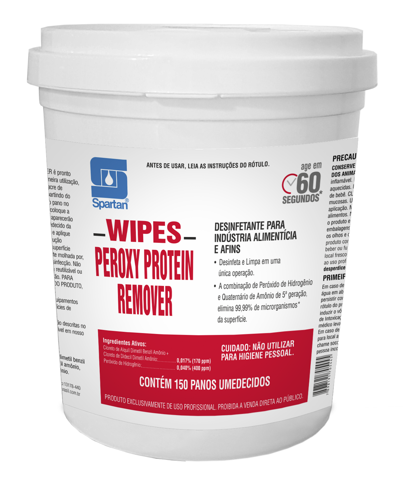 WIPES PEROXY PROTEIN - 150 UND
